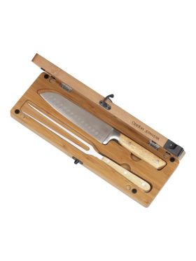 Trancherset med skärbräda Silver