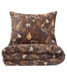 Bäddset Bandene Satin Brun