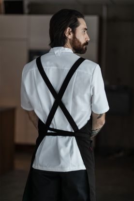 Bröstlappsförkläde Supportive  Svart