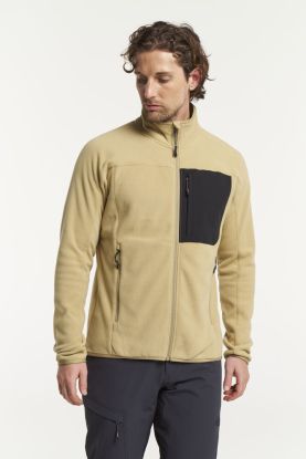 Himalaya Full Zip Pocket  Fleece Men Beige