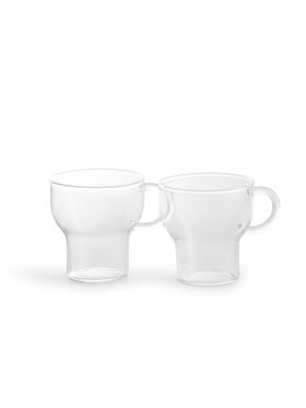 Glasmugg liten, 2-pack