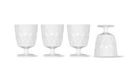 Picknick Juni glas, 4-pack