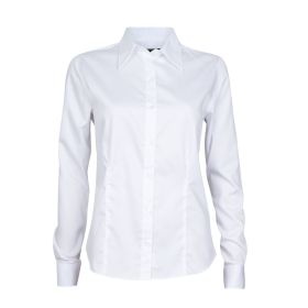 Ladies Stretch Shirt Vit
