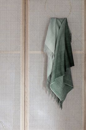 Horizon pläd Botanic green