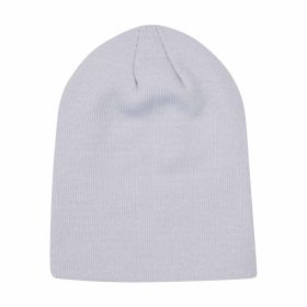 Premium Beanie  Ljusgråmelerad
