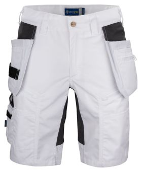 5537 MÅLARSHORTS STRETCH Vit