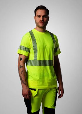 6013 T-SHIRT EN ISO 20471 KLASS 3/2 Gul