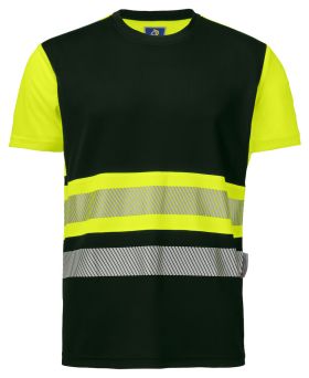 6020 FUNKTIONST-SHIRT EN ISO 20471 KLASS 1 Gul