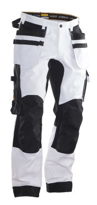 2174 Målarbyxa Core Stretch Vit