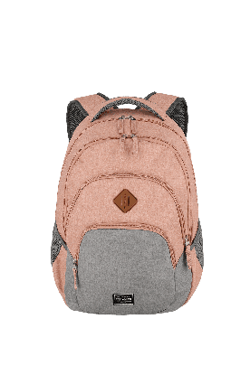 Travelite Backpack Melange rosa grå
