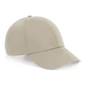 6-panel keps av ekologisk bomull Beige