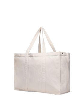 Hilo AWARE™ återvunnen canvas maxi tote bag Vit