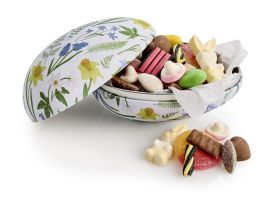 Metallägg vårblommor