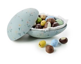 Flower garden påskägg metall