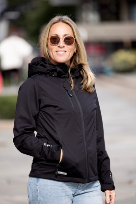 iwear SILKEBORG softshell jacka, dam Black