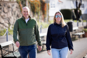 iwear LUND fleecejacka, unisex Blå