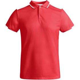 Tamil kortärmad sportpolo för barn Röd
