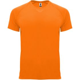 Bahrain kortärmad funktions T-shirt för barn Fluor Orange