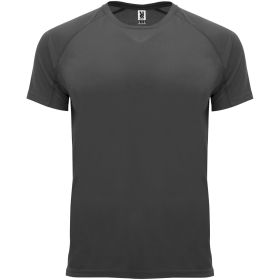 Bahrain kortärmad funktions T-shirt för barn Dark Lead