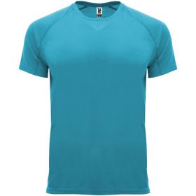 Bahrain kortärmad funktions T-shirt för barn Turkos