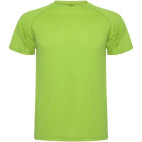 Montecarlo kortärmad funktions t-shirt för barn Lime
