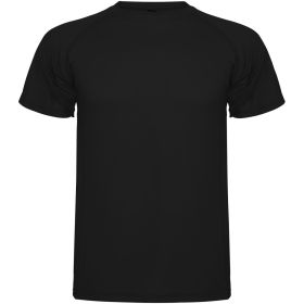 Montecarlo kortärmad funktions t-shirt för barn Svart