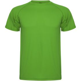 Montecarlo kortärmad funktions t-shirt för barn Ormbunkegrön