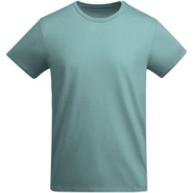 Breda kortärmad T-shirt ekologisk bomull barn Blå
