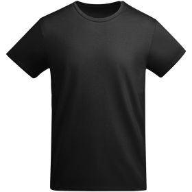 Breda kortärmad T-shirt ekologisk bomull barn Svart