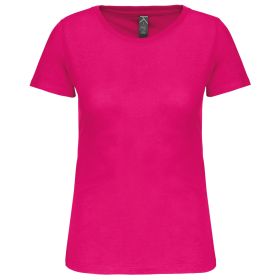 Dam Bio150IC T-shirt med Rund Hals Fuchsia