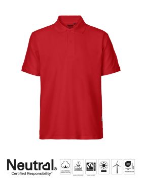 Herr Classic Piké Polo Röd