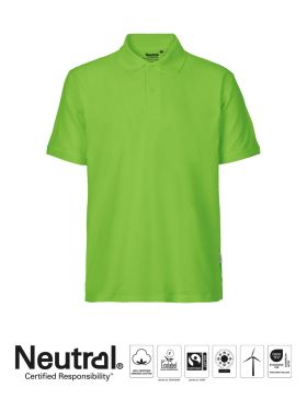 Herr Classic Piké Polo Lime