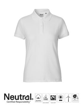 Dam Classic Piké Polo Vit