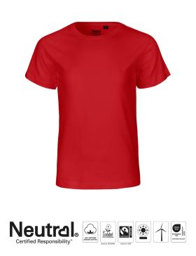 Barn T-shirt Röd