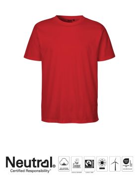 Unisex Regular T-shirt Röd