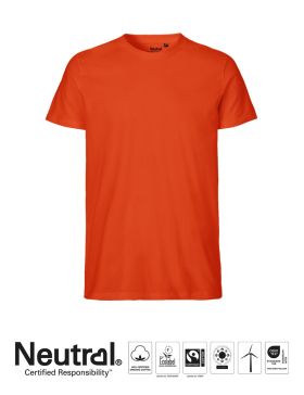 Herr Fitted T-shirt Orange