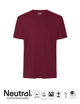 Herr Interlock T-shirt Bordeaux
