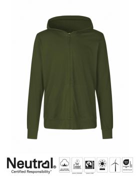 Unisex Jersey Huvjacka Mörkgrön