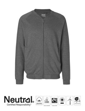 Unisex Sweatshirtjacka Dark Heather