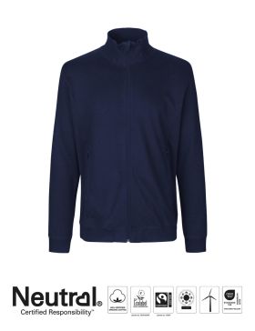 Jakke med høy hals Marinblå