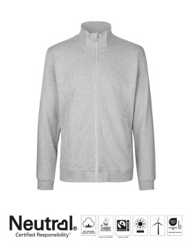 Jakke med høy hals Grå