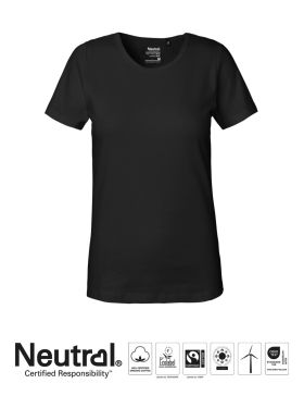 Dam Interlock T-shirt Svart