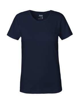 Dam Interlock T-shirt Marinblå