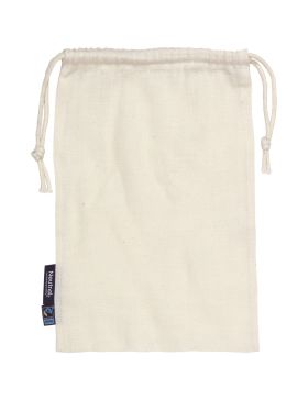 Bomullskasse med dragsko (5-pack) Beige