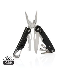 Solid multitool med karbinhake Svart