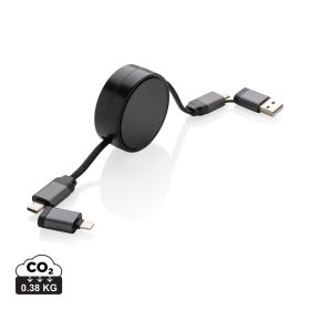 Terra utdragbar 6-i-1 kabel i RCS återvunnen aluminium 60w