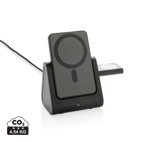 Powerbase 3-i-1-laddare med powerbank i RCS återvunnen plast