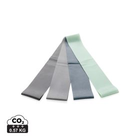 4-pack elastiska träningsband i fodral