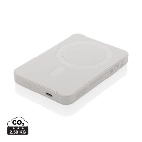 Magnetix 5.000mAh magnetisk powerbank, RCS återvunnen plast Vit