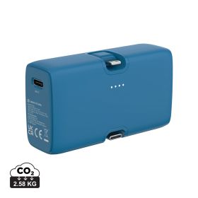 Urban Vitamin Los Angeles 20W PD powerbank i RCS plast Blå
